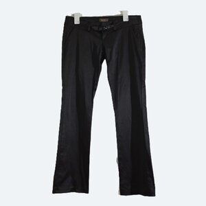 Vanilla Black Satin Dress Pants Size M/L